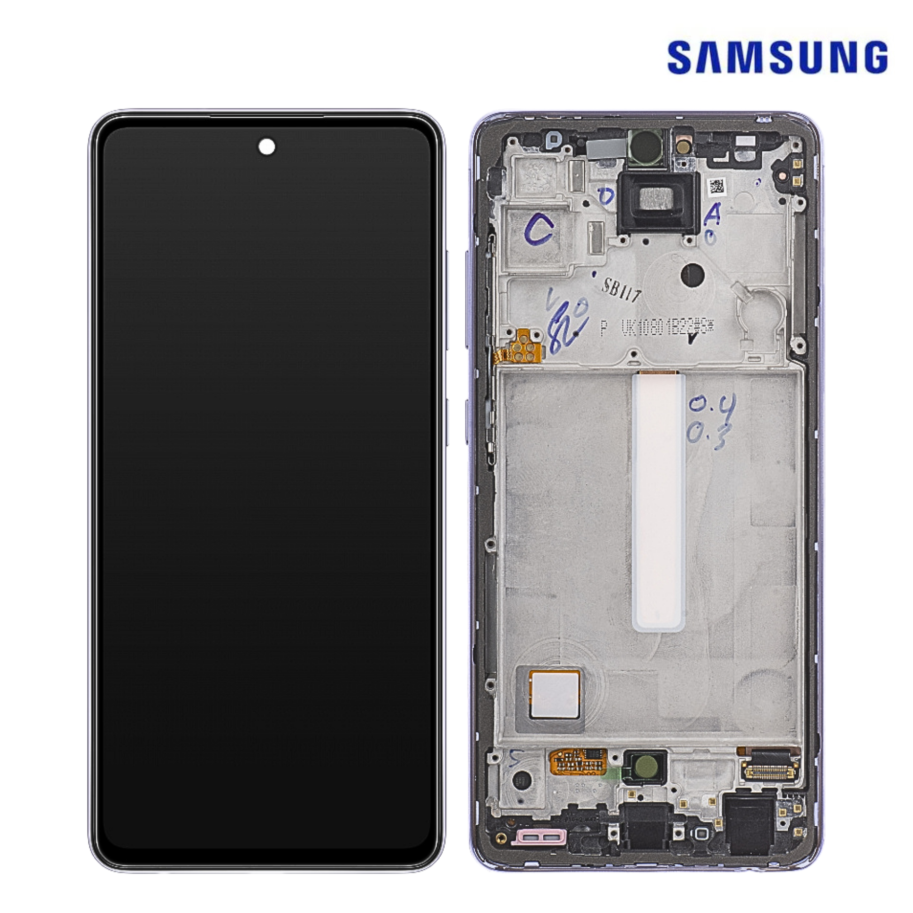 SAMSUNG A035 F/ A03(SM-A035F)(With Frame) Service Pack LCD